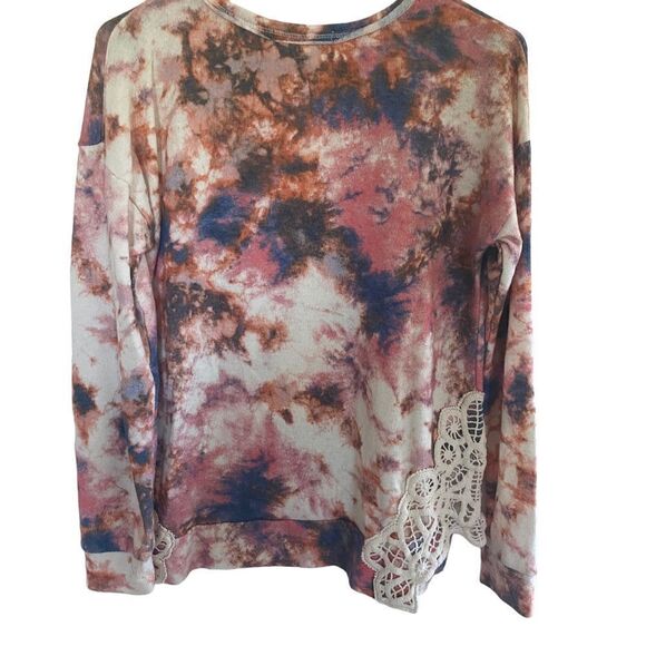 Rewind medium long sleeve lace side blouse multi color - Picture 4 of 6